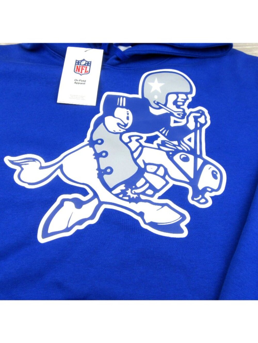 Nike Dallas Cowboys Rewind Retro Joe Club NFL Blue Hoodie Men's Size Medium NEW - Picture 6 of 15
